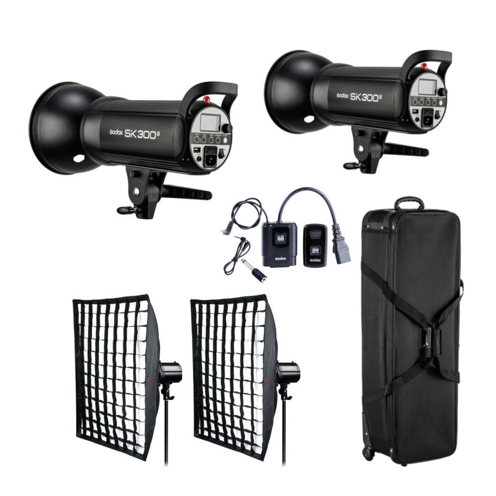 Godox SK300ll Travel Kit -studiosalama
