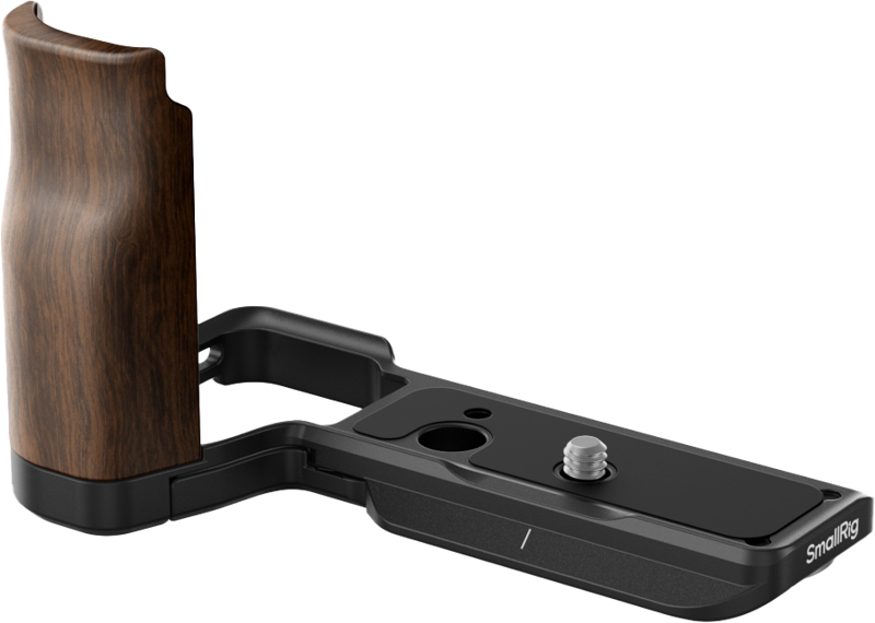800q-02_128767 SmallRig 4864 L-Shape Mount Plate with Wooden Handle for Sony ZV-E10 II