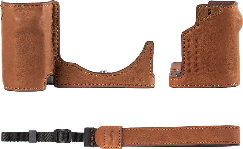 800q-02_128797 SmallRig 4777 Leather Case Kit for Sony ZV-E10 II Brown
