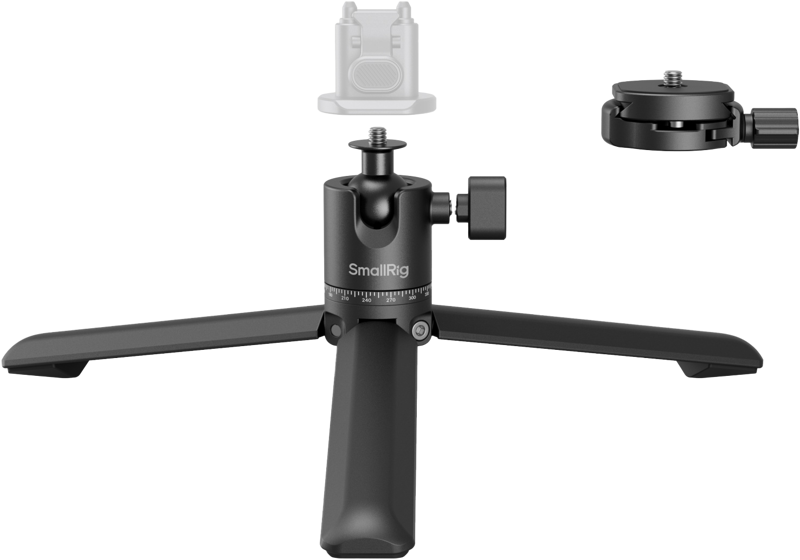 800q-04_128641 SmallRig 4630 Metal Tabletop Tripod with Arca-Swiss Quick Release Plate and Panoramic Ball Head