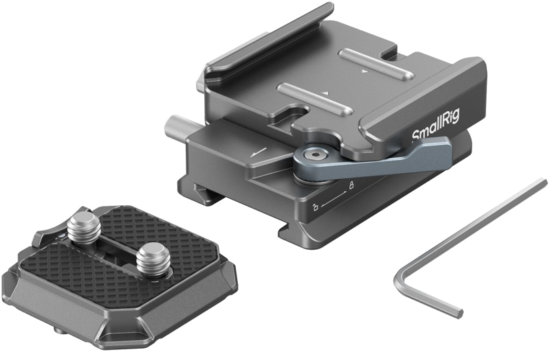 800q-04_128748 SmallRig 4639 HawkLock H38 Arca-Swiss Quick Release Plate for DJI Stabilizers