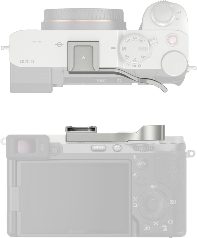 800q-04_128753 SmallRig 4820 Thumb Grip for Sony Alpha 7C II / Alpha 7CR / Alpha 7C Silver