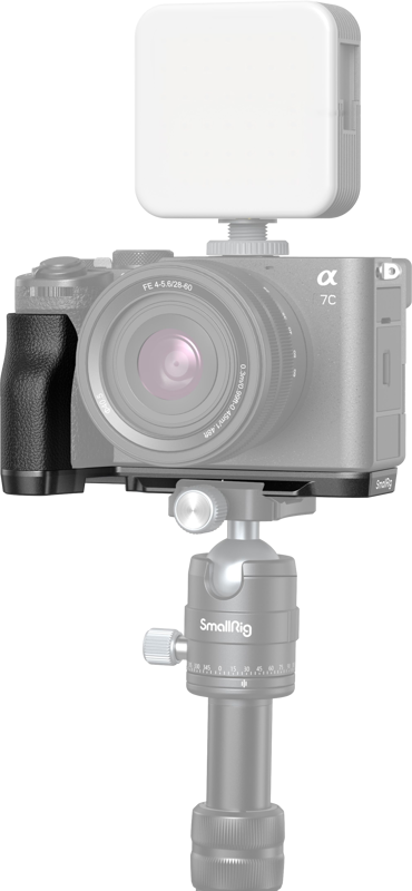 800q-04_128804 SmallRig 4797 L-Shape Mount Plate with Silicone Handle for Sony Alpha 7C II / Alpha 7CR