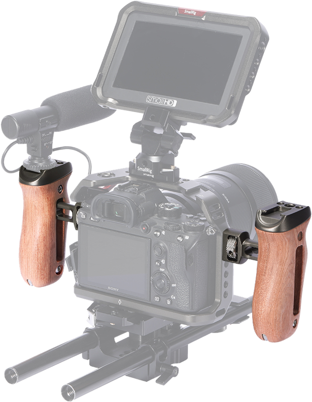 800q-05_113652 SmallRig 2642 Wood Side Handle w/ ARRI-Style Mount