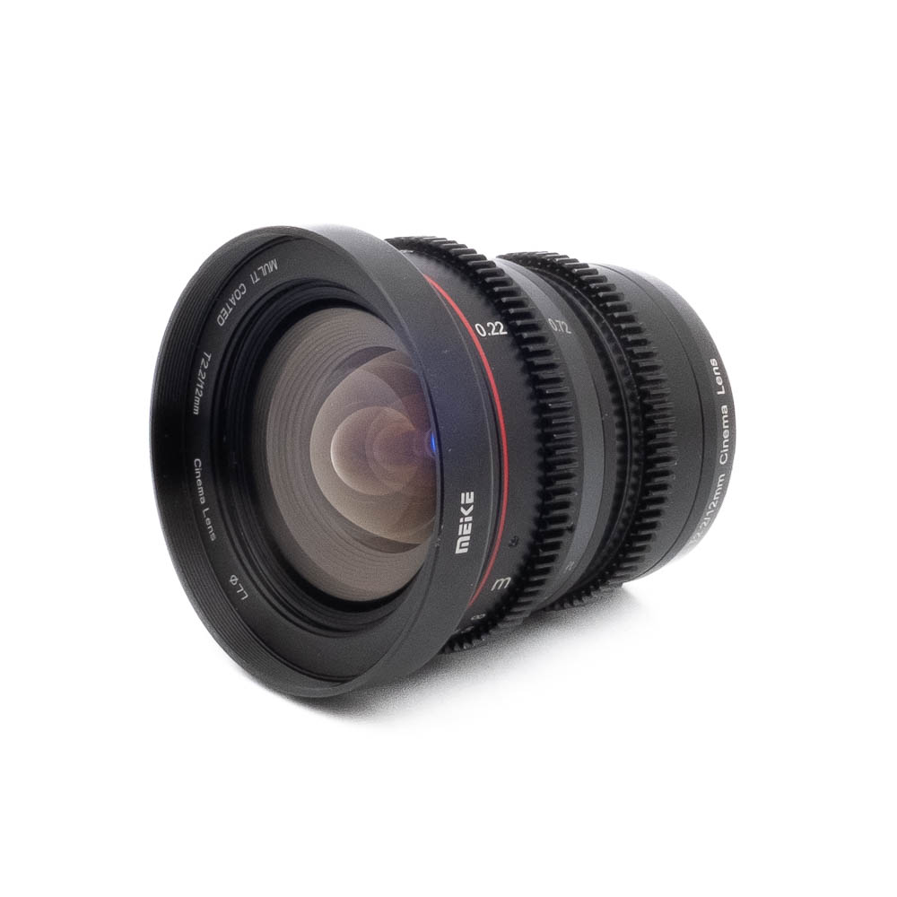 Meike 12mm T22-2 Meike 12mm T2.2 Cine MFT (sis.ALV24%) - Käytetty