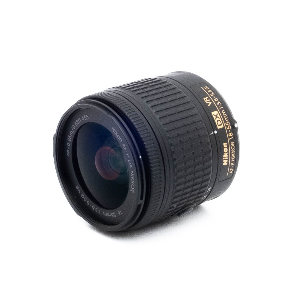 Nikon 18-55mm f35-56G VR DX-2 Nikon AF-P Nikkor 18-55mm f/3.5-5.6 G VR DX - Käytetty