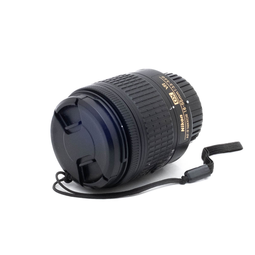 Nikon 18-55mm f35-56G VR DX-3 Nikon AF-P Nikkor 18-55mm f/3.5-5.6 G VR DX - Käytetty