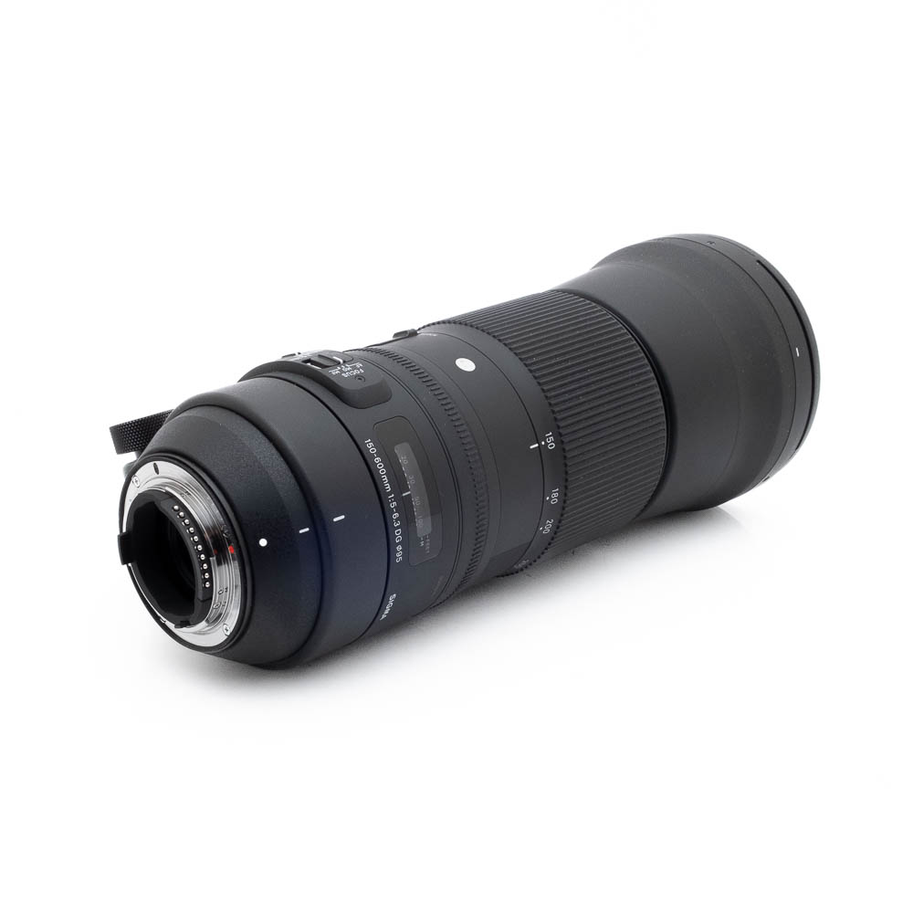 Sigma 150-600mm f5-63 DG Nikon-1 Sigma 150-600mm f/5-6.3 DG OS HSM C Nikon F (Kunto K5) - Käytetty