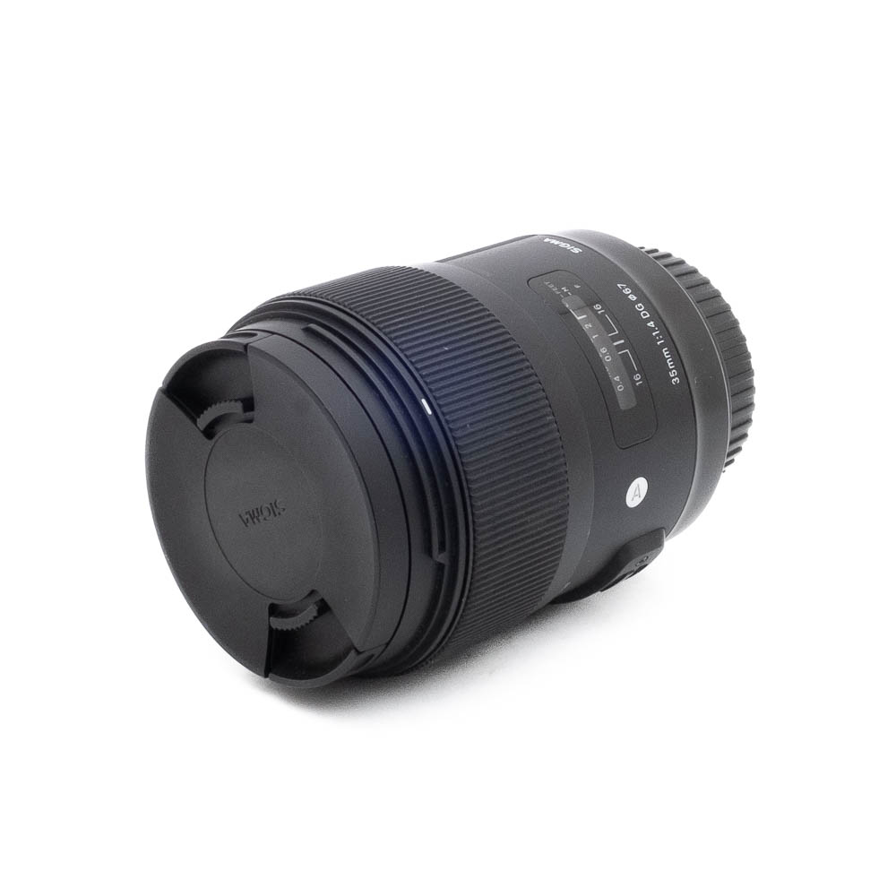 Sigma 35mm f14 DG Canon-3-2 Sigma Art 35mm f/1.4 DG HSM Canon EF (sis.ALV24%) - Käytetty