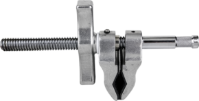 The Kupo KCP-602 Super Viser Clamp with 3" Center Jaw with 3" Center Jaw is a versatile clamp designed to grip and secure objects firmly, and is commonly used to hold objects securely in place during various tasks.