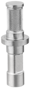 800q-01_122770 Lähikuva Kupo KS-151 Double Stud 16-17mm adapterista, metallisesta sylinterimäisestä liittimestä, jossa on kuvioitu kahva ja laippakeskiö, joka on suunniteltu käytettäväksi sovittimena teollisuus- tai koneasennuksissa.