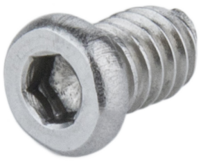 800q-01_122814 Close up of the Kupo KS-197 1/4''-20 hexagon socket head screw, 6,3 mm long (set of 6).