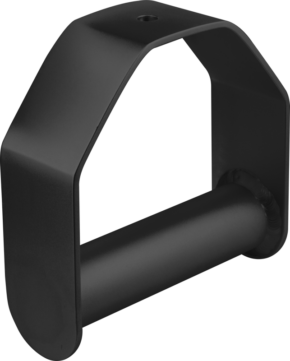 800q-01_122827 The Kupo KS-215B spring wheel head is a black, hexagonal metal handle with a cylindrical grip designed for attachment to 50 mm tubes - ideal for fitness or industrial applications.