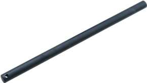 Kupo KS-264 Arm Post (halkaisija 15,7 mm), musta metallitanko, jossa on pieni reikä lähellä toista päätä, näkyy vinosti vaaleanharmaalla pohjalla.