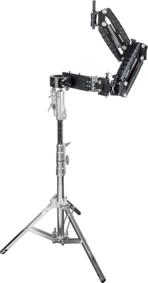 800q-01_122968 The KUPO KS-663 Euro Mount Adapter (female) is a black and silver accessory designed to securely mount professional camera equipment with a durable construction and reliable locking mechanism.