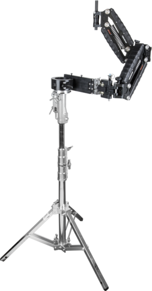 800q-01_122968 The KUPO KS-663 Euro Mount Adapter (female) is a black and silver accessory designed to securely mount professional camera equipment with a durable construction and reliable locking mechanism.