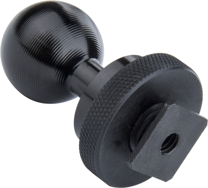 800q-02_119570 KUPO KS-407 Dia. 26mm Ball with Cold Shoe Adapter