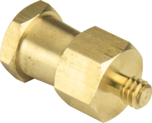 800q-02_122765 Kupo KS-130 Hex Adapter With 3/8"-16F & 1/4"-20M