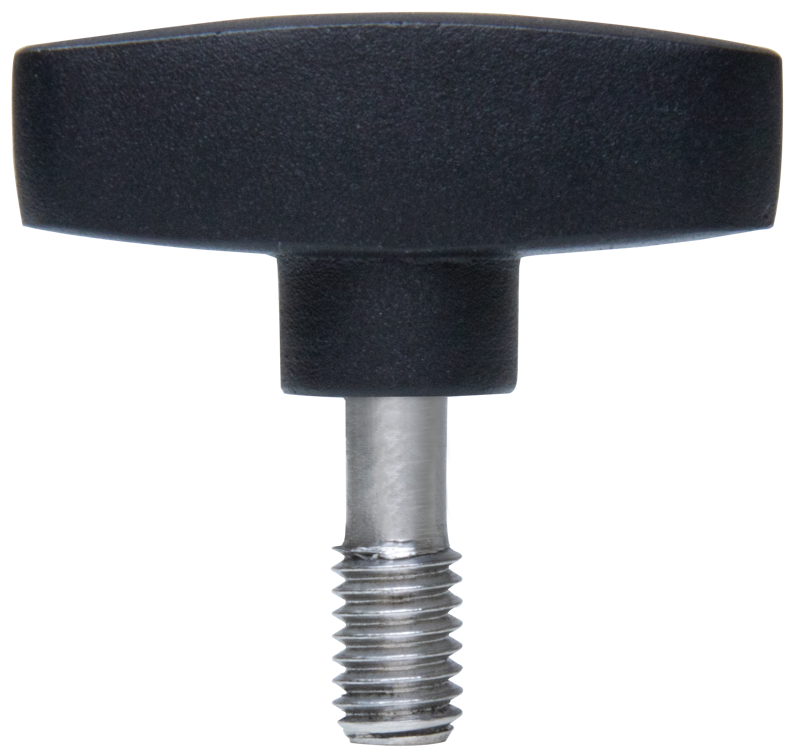800q-02_122834 Kupo KS-233 Aluminum T Knob with 3/8"-16 Male Thread (25mm)
