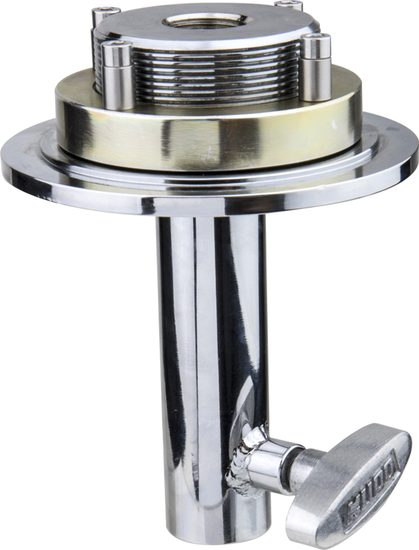 800q-02_122852 Kupo KS-258 Mitchell Round Mounting Plate W/ 1-1/8" (28mm) Junior Receiver