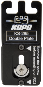 800q-02_122877 Kupo KS-285 Double Plate (Quick Release Plate for Arca-Swiss & RC2)