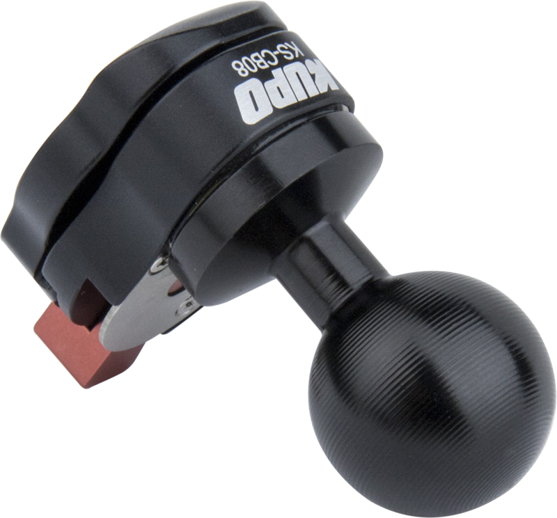 800q-02_122926 KUPO KS-409 Dia. 26mm Ball with 1/4"-20 Female Thread Quick Release Bracket