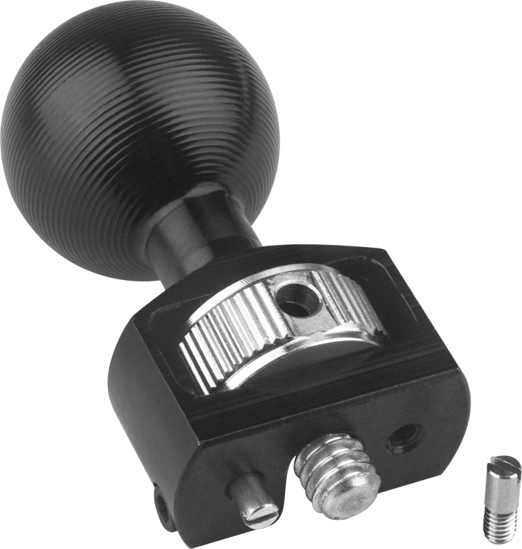 800q-02_122933 KUPO KS-441 Dia. 26mm Ball with 1/4"-20 Screw & Detachable ARRI Locating Pin