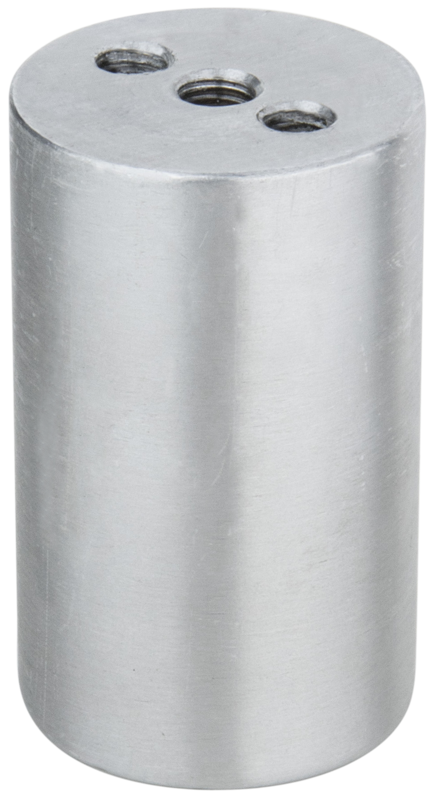 800q-02_122937 KUPO KS-508 3" Aluminum Tube with Double 3/8" Female Thread