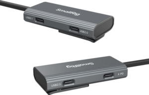 800q-02_129085 SmallRig 4598 USB-C Hub 4-in-1 PD/USB-C 3.1/USB-C 2.0 with Audio Adapter
