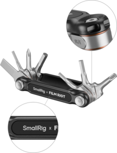 SmallRig 4374 x FILM RIOT 7-in-1 Folding Wrench Set with Multiple Angle Positioning (Green)