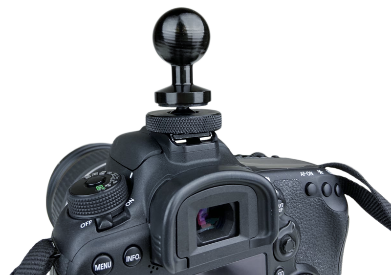 800q-03_119570 KUPO KS-407 Dia. 26mm Ball with Cold Shoe Adapter