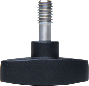 800q-03_122834 Kupo KS-233 Aluminum T Knob with 3/8"-16 Male Thread (25mm)