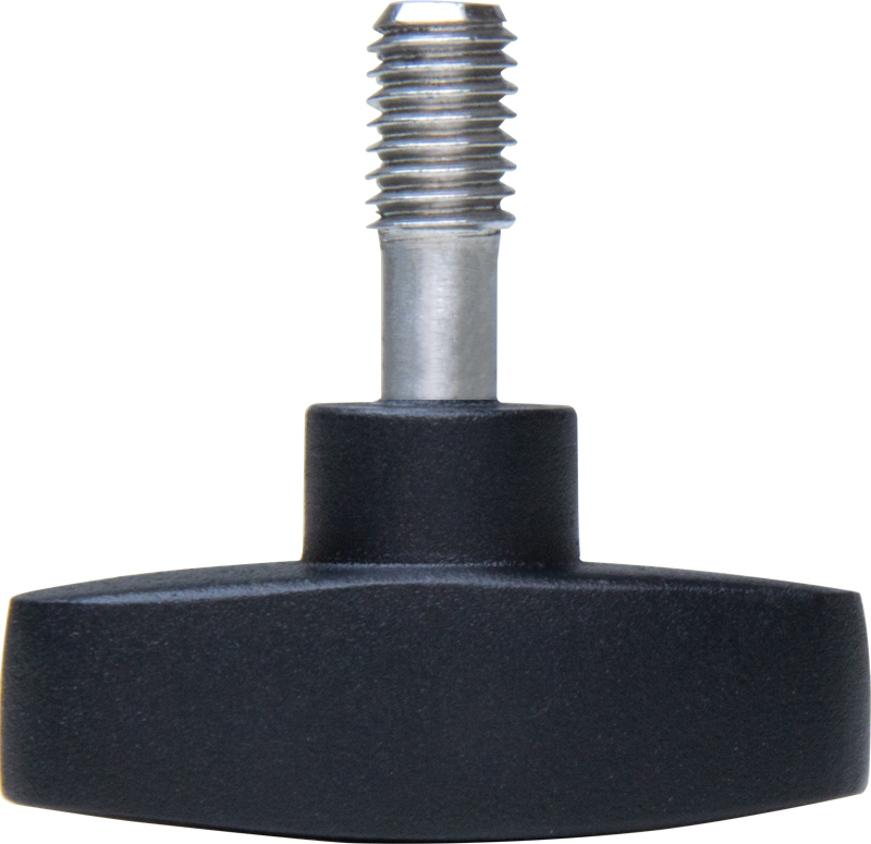 800q-03_122834 Kupo KS-233 Aluminum T Knob with 3/8"-16 Male Thread (25mm)