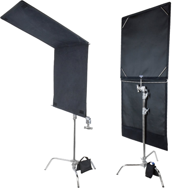 800q-03_123104 Kupo KT-4848TF 48"X48" Top Hinge Floopy Full Frame Black