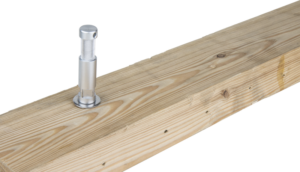 Kupo KS-286 16mm Baby Pin with Screw for Wood