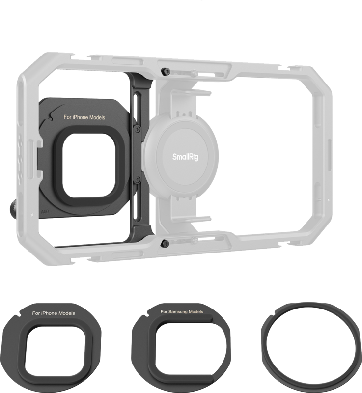 800q-04_128930 SmallRig 4843 Magnetic Filter Adapter for Universal Mobile Video Cage 67mm