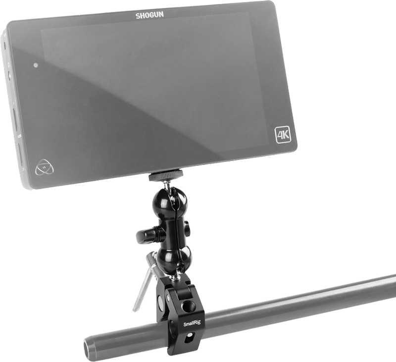 800q-05_112925 SmallRig 1138 Double Ballhead w/ Clamp & 1/4" Screw