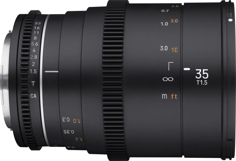 Samyang 35mm T1.5 VDSLR MK2 - MFT
