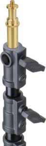 800q-05_119530 Kupo KS-115 Double End Spigot With 5/8'' Stud And 1/4"-20 Threads