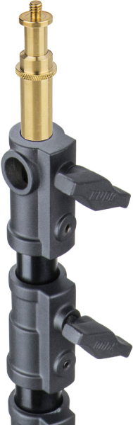 800q-05_119530 Kupo KS-115 Double End Spigot With 5/8'' Stud And 1/4"-20 Threads