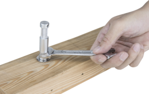 Kupo KS-286 16mm Baby Pin with Screw for Wood