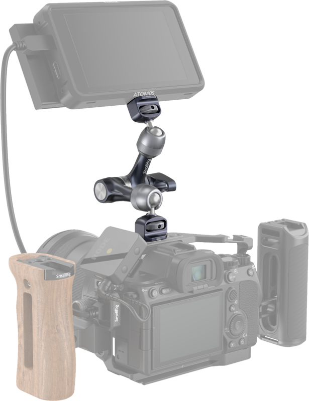 800q-05_129135 SmallRig 4899 Rosette Magic Arm (7") with ARRI Locating Screw