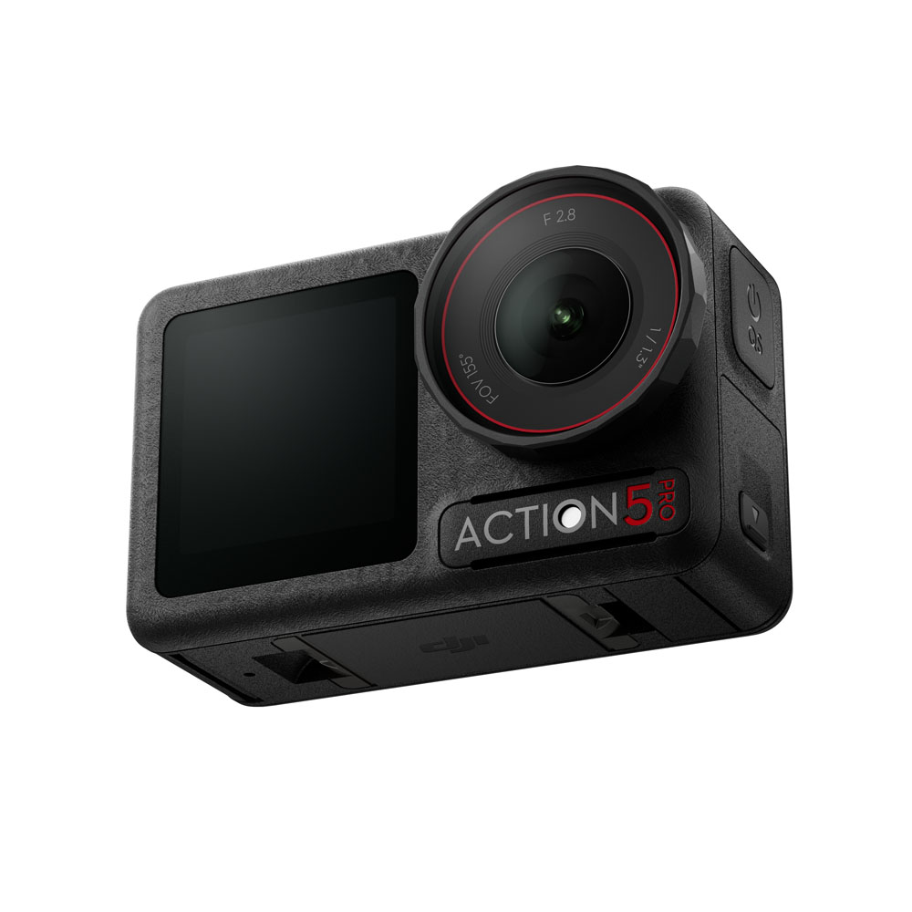 Osmo Action 5 Pro_Left Bottom View DJI Osmo Action 5 Pro Adventure Combo action camera