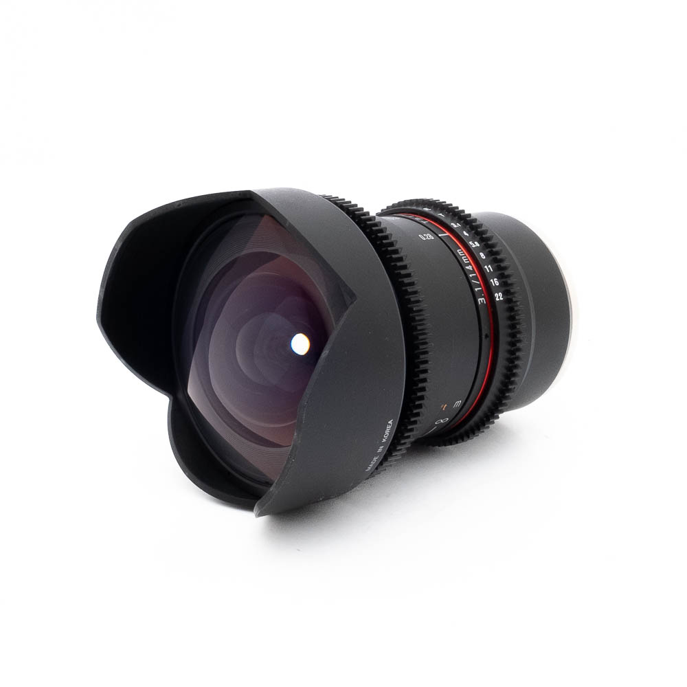 Samyang 14mm T31 Nikon-2 Samyang 14mm t/3.1 ED AS IF UMC Sony FE (Kunto K5, Takuu 12kk) - Käytetty
