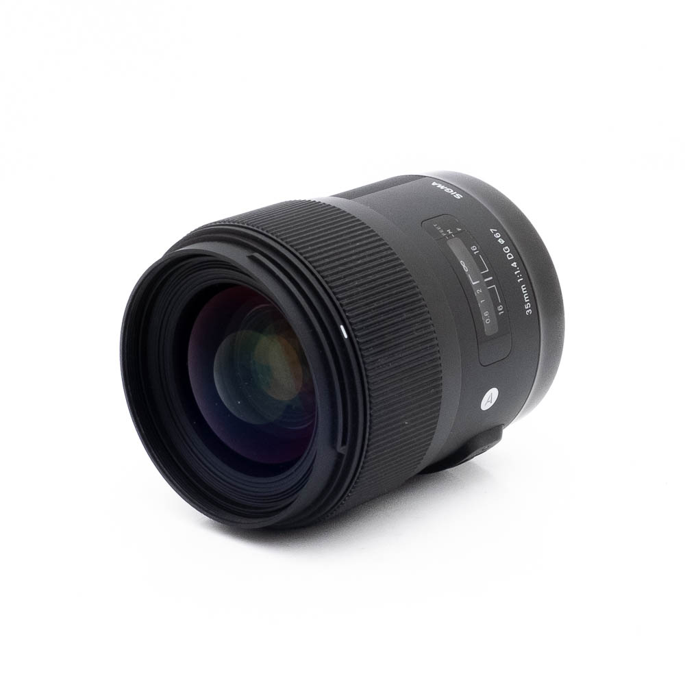 Sigma 35mm f14 DG Canon-2-3 Sigma Art 35mm f/1.4 DG HSM Canon EF - Käytetty