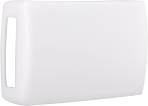 800q-01_123659 Zhiyun Silicon Diffuser for Fiveray M40 on valkoinen, suorakulmainen silikoninen lisävaruste, jossa on kahva-aukko vasemmalla puolella ja joka näkyy valkoisella pohjalla.