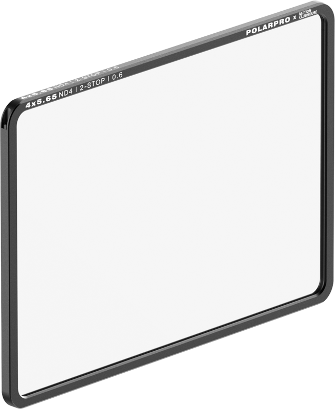 800q-01_129612 PolarPro 4x5.65" ND64 6 Stop Filter