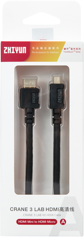 800q-02_113476 Zhiyun Cable HDMI-Mini to HDMI Micro -HDMI-kaapeli