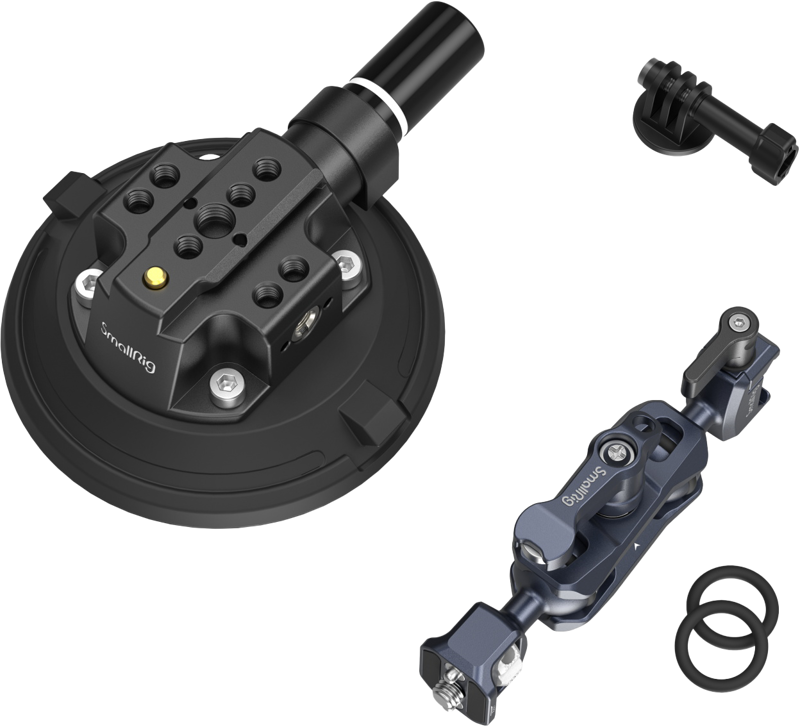 800q-02_124287 SmallRig 4236 4" Suction Cup Camera Mounting Support Kit for Vehicle Shooting