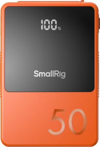 800q-02_129138 SmallRig 4871 V-Mount Battery Mini VB50 (Orange)